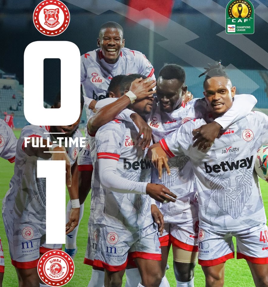 Mpanzu s Header Powers Simba To Crucial Away Win In CAF Champions 